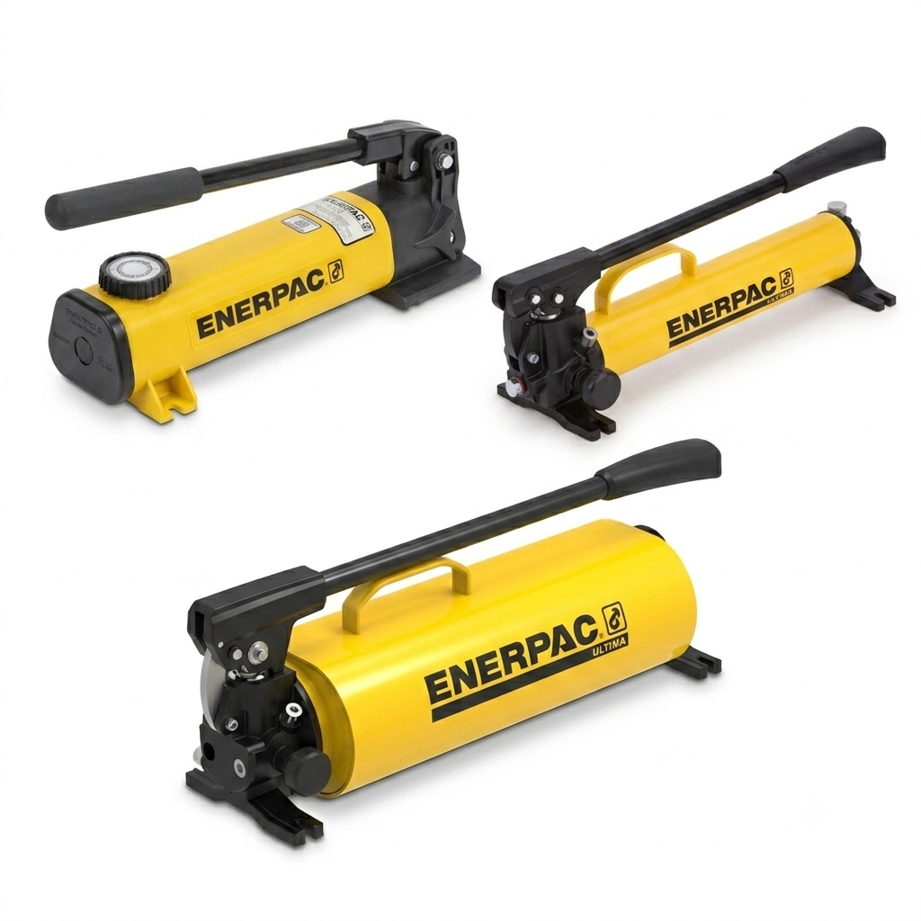 Bơm Tay Thủy Lực Enerpac Tác Động Đơn 700 Bar – Dòng P Vỏ Thép & Thân Nhẹ